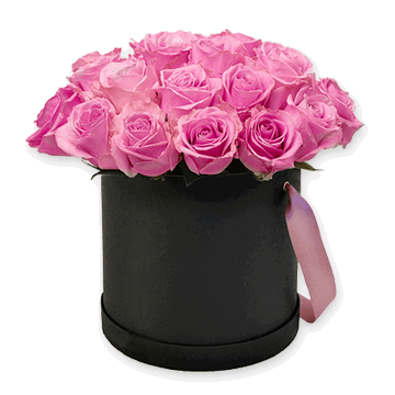 Roses in a hatbox — style, passion and modern elegance Roses in box