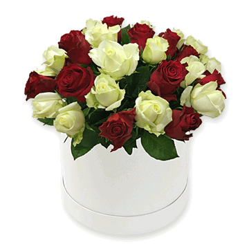 Boîte de roses