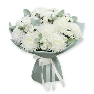 Bouquet of chrysanthemums Bright moment