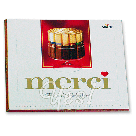Конфеты «Merci» (375 г.) — ассорти из молочного и тёмного шоколада Конфеты «Merci» (375 г.) — ассорти из молочного и тёмного шоколада