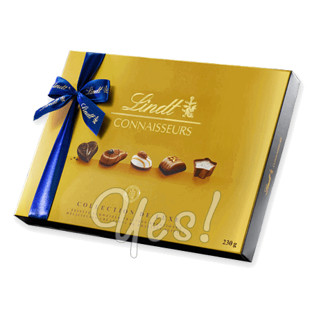 Конфеты Lindt  «Ассорти» из молочного шоколада (230 гр.) — молочный шоколад с разнообразными начинками