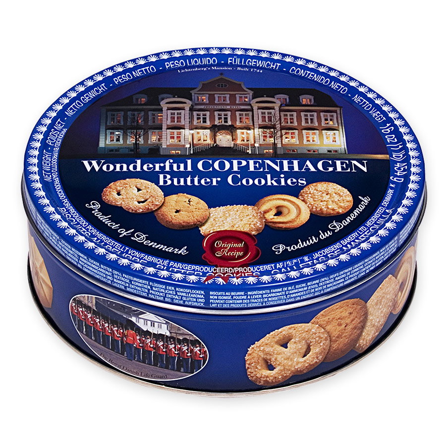 Galletas en caja metálica festiva (450 g.) — sabor y confort en cada bocado Surtido de galletas