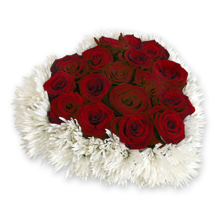 Corazon de rosas