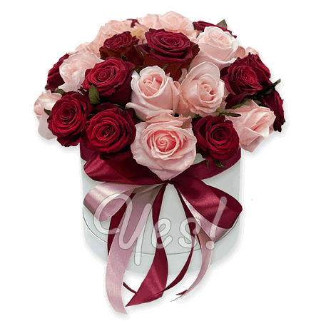 Caja de rosas