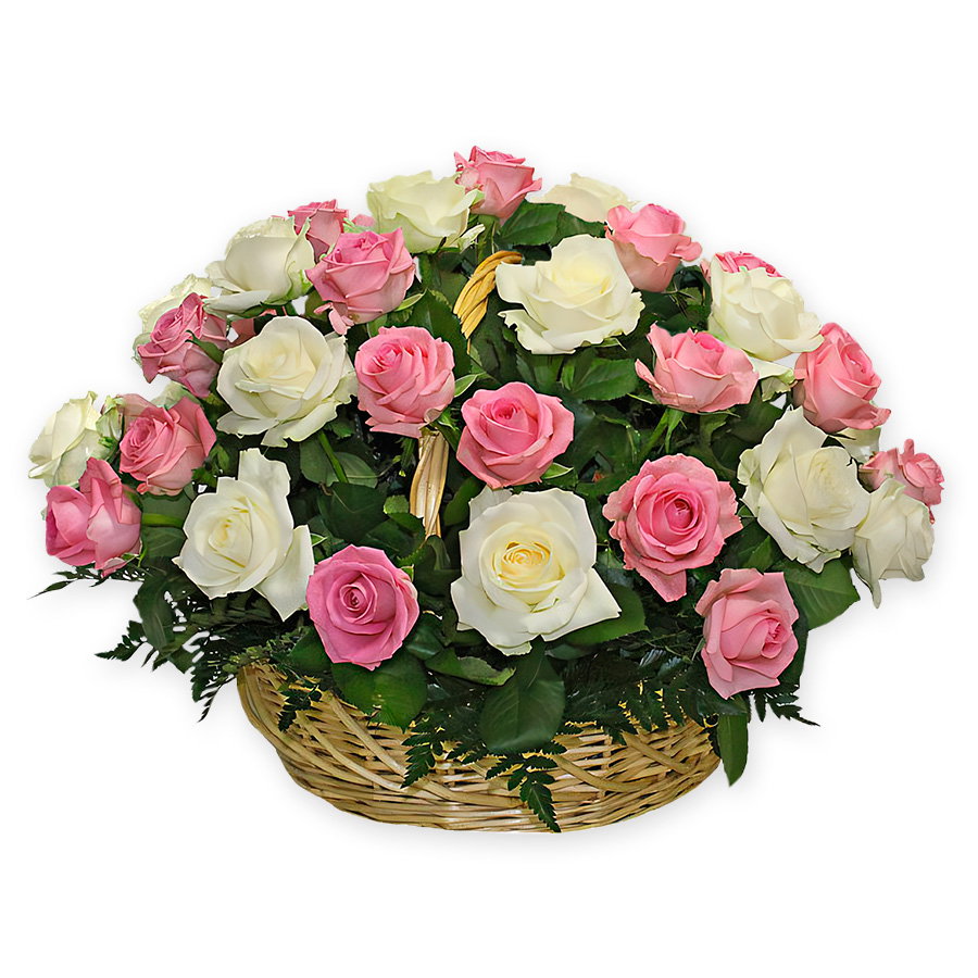 Cesta de rosas – el regalo perfecto para cualquier ocasión Canasta con rosas